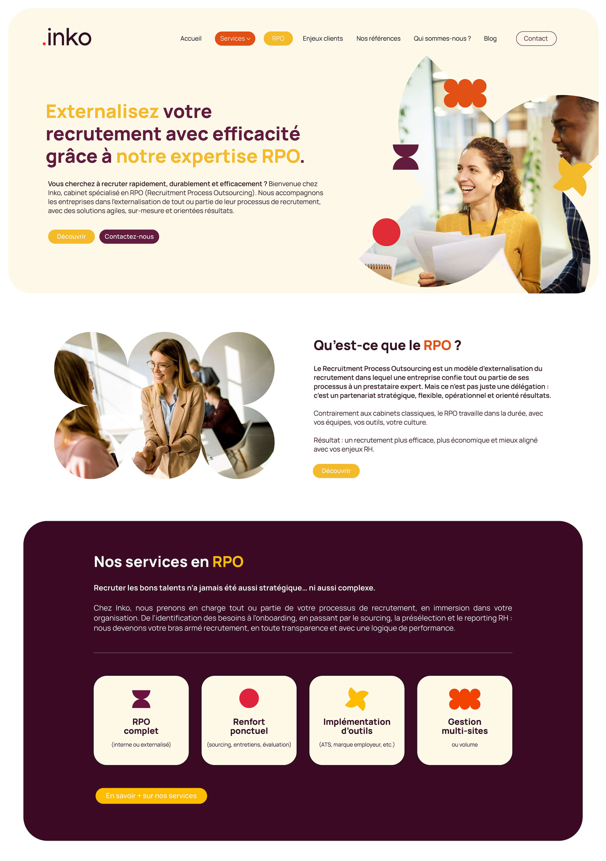 Site INKO — version ordinateur