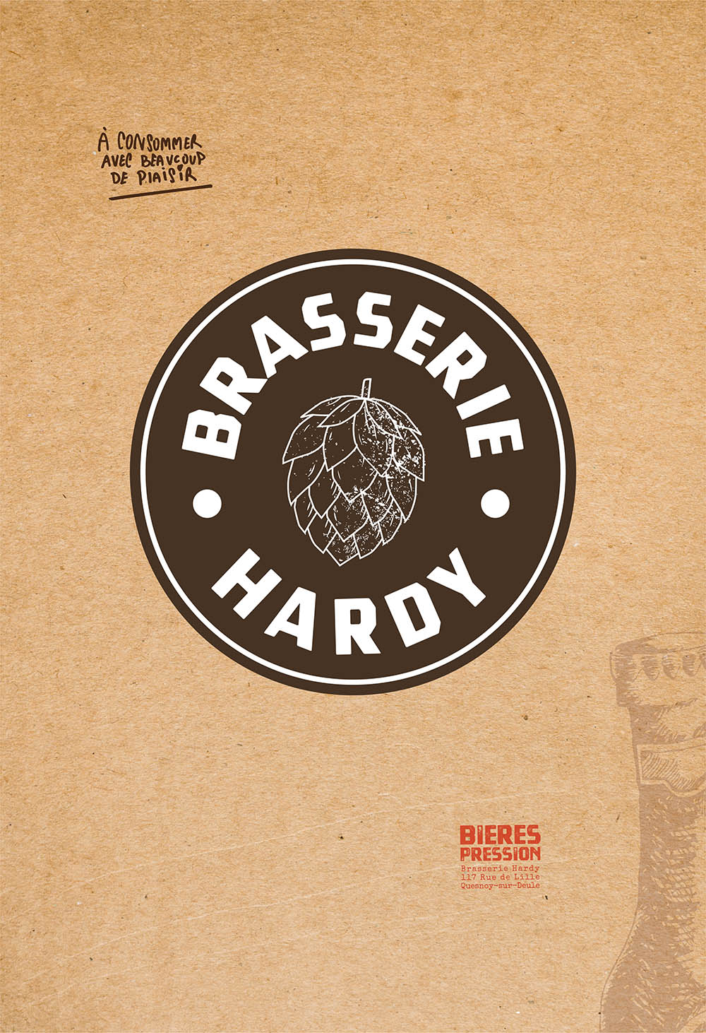 Brasserie Hardy — Identité visuelle